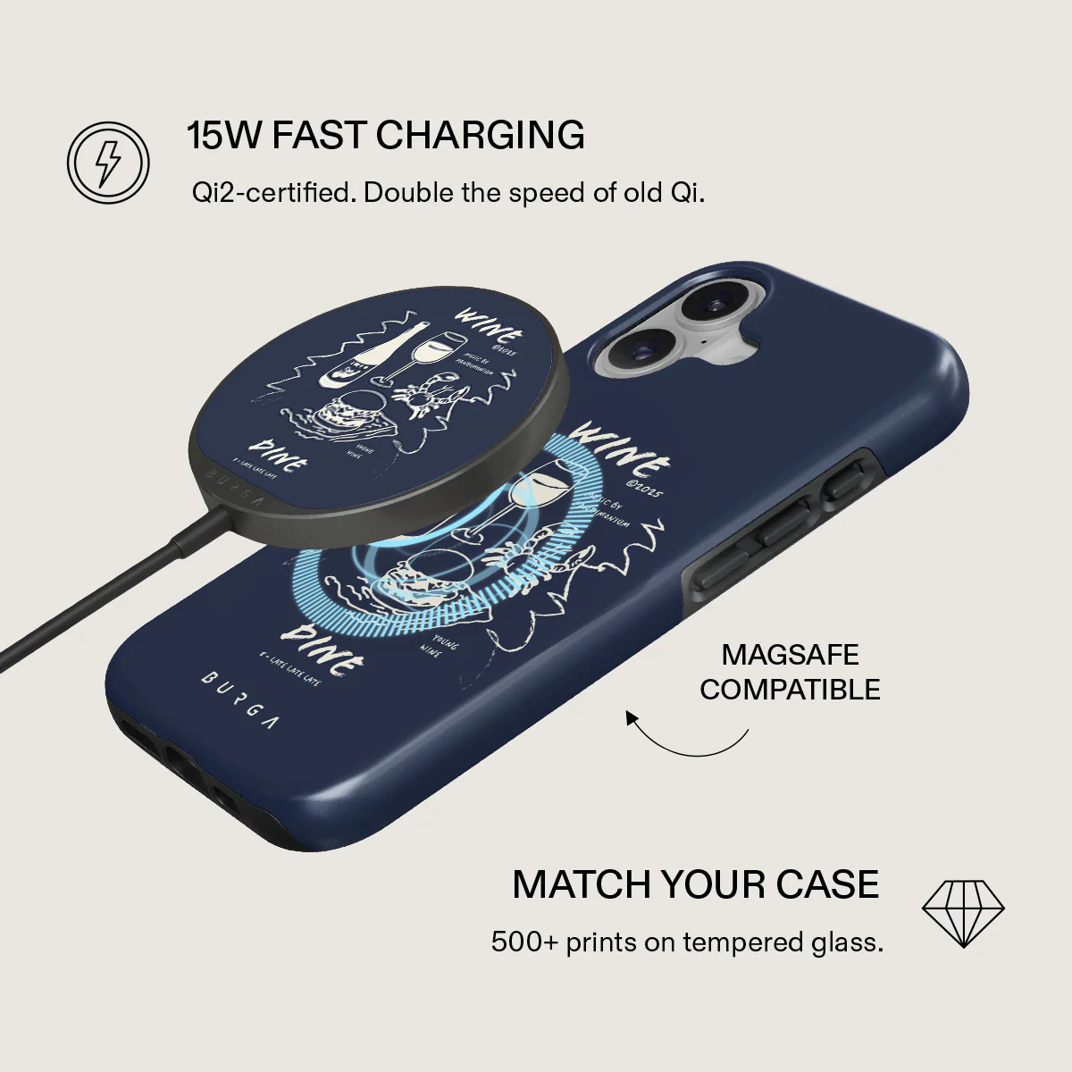 Wine & Dine - Magnetic Wireless Charger - Image 5