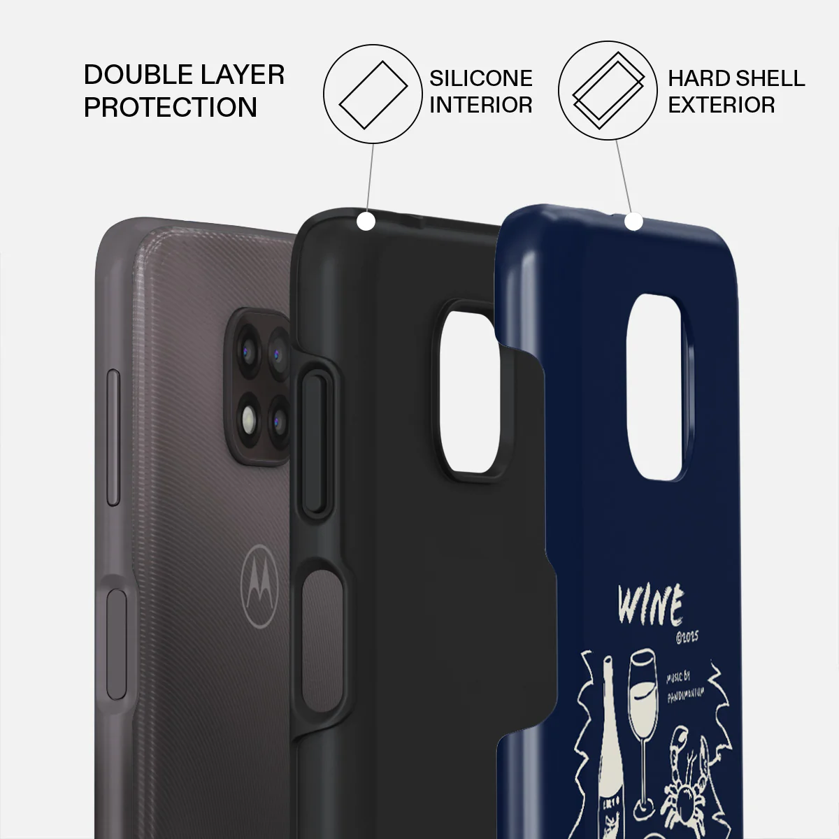 Wine & Dine - Motorola Moto G Power 2021 Case - Image 2