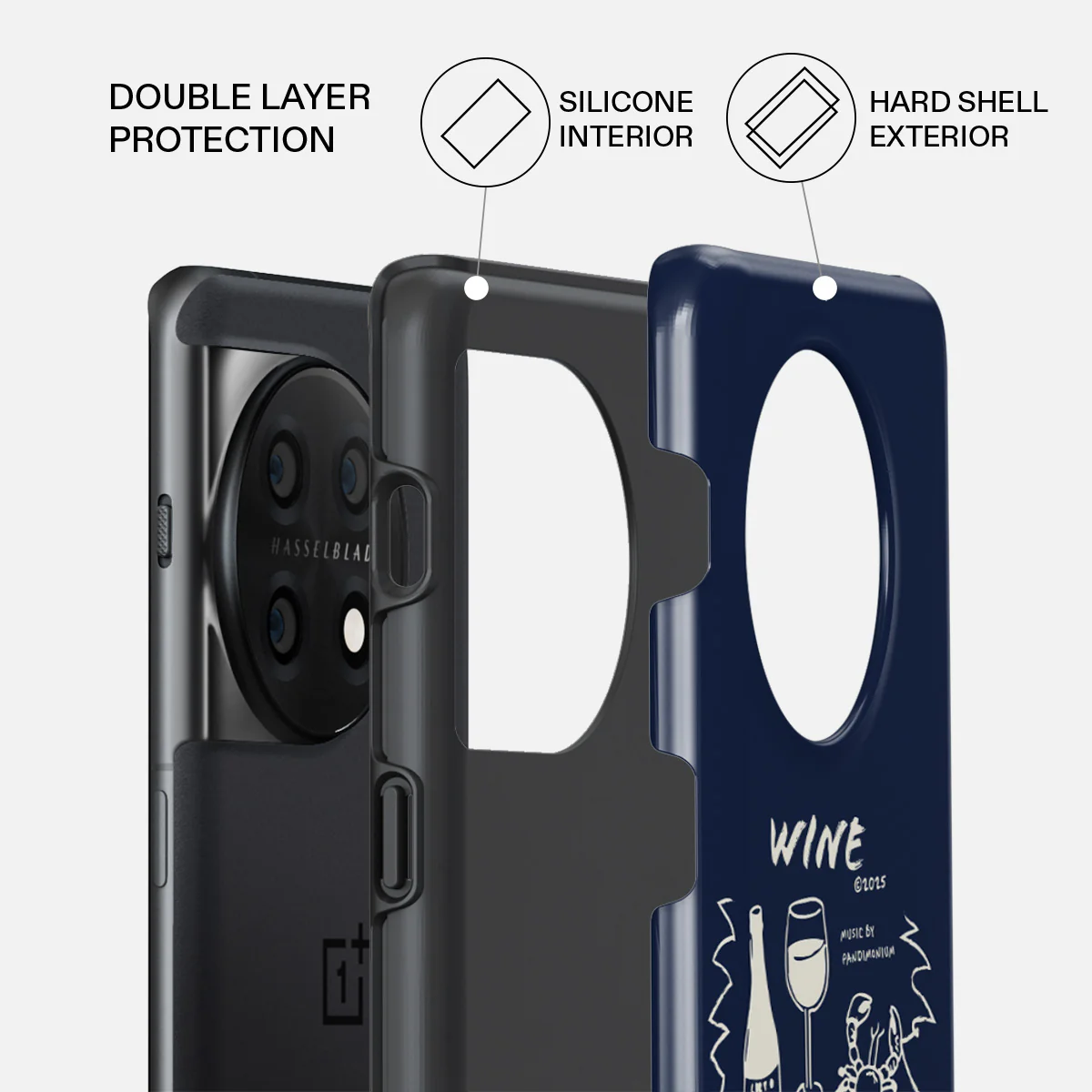Wine & Dine - OnePlus 11 Case - Image 2