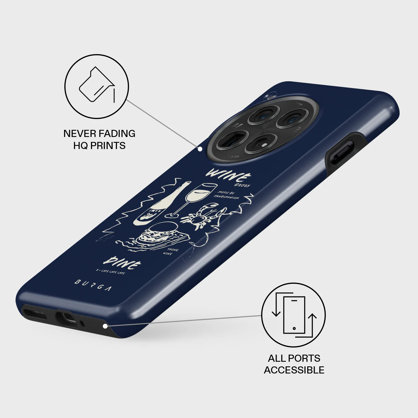 Wine & Dine - OnePlus 12 Case - Image 3