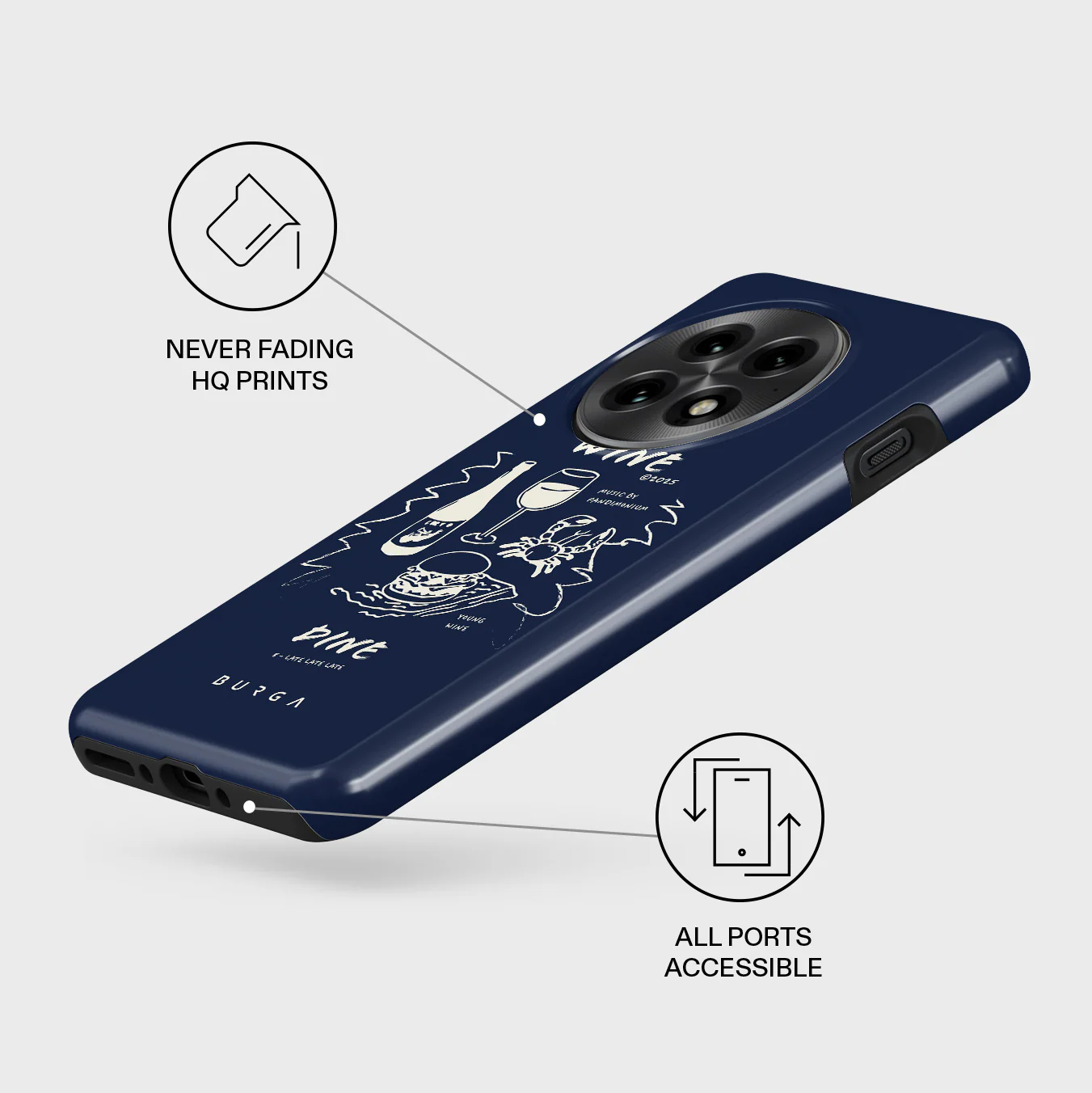 Wine & Dine - OnePlus 13 Case - Image 3