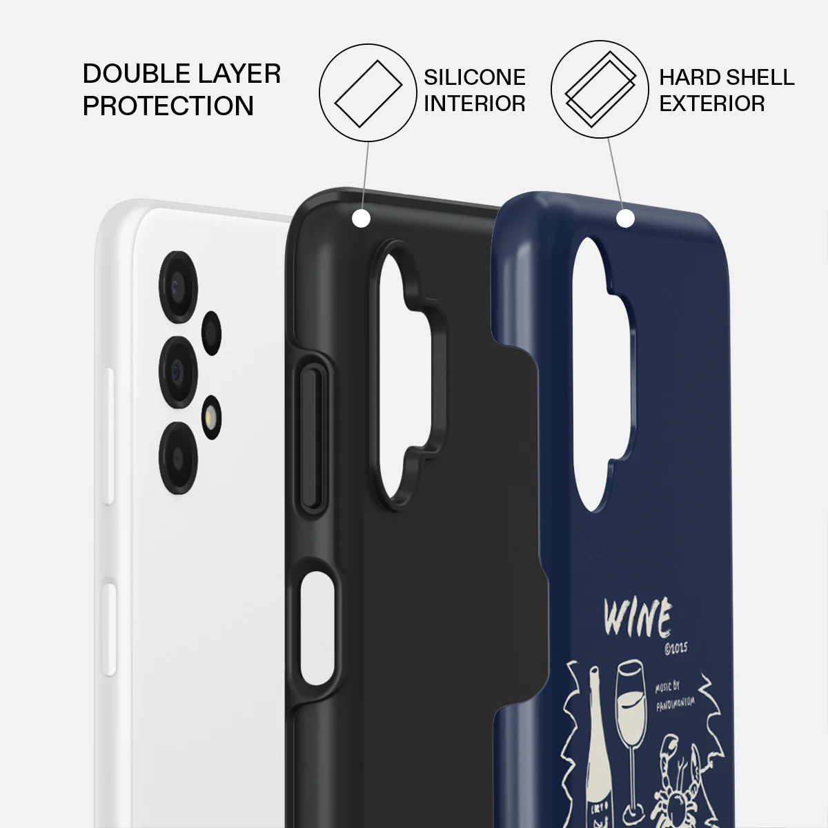 Wine & Dine - Samsung Galaxy A13 4G Case - Image 2