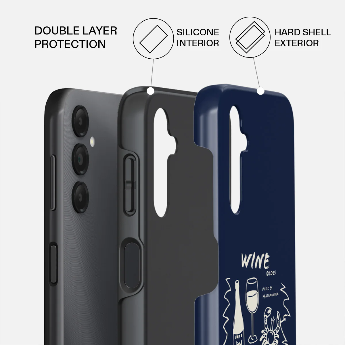 Wine & Dine - Samsung Galaxy A14 5G Case - Image 2