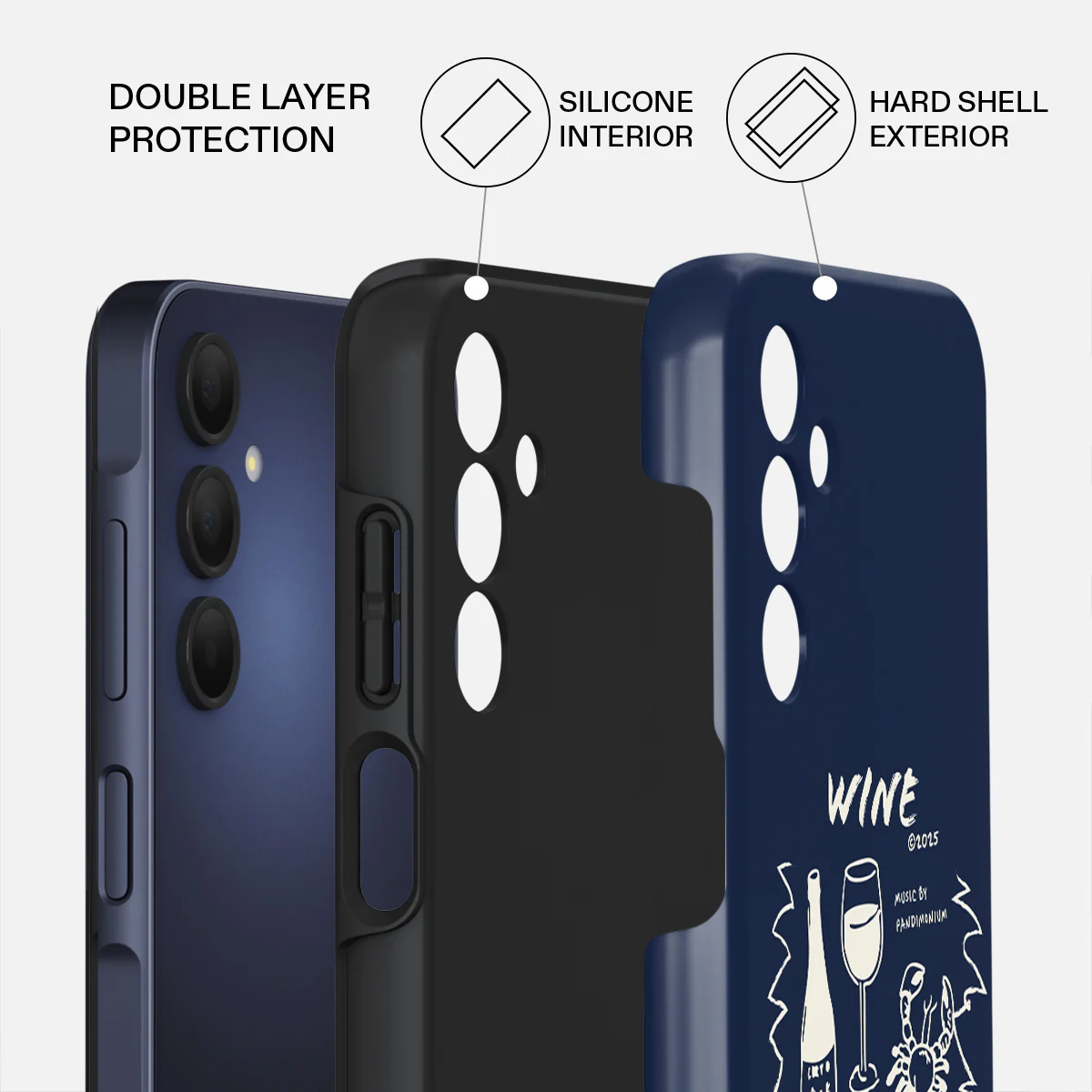 Wine & Dine - Samsung Galaxy A15 4G / 5G Case - Image 2