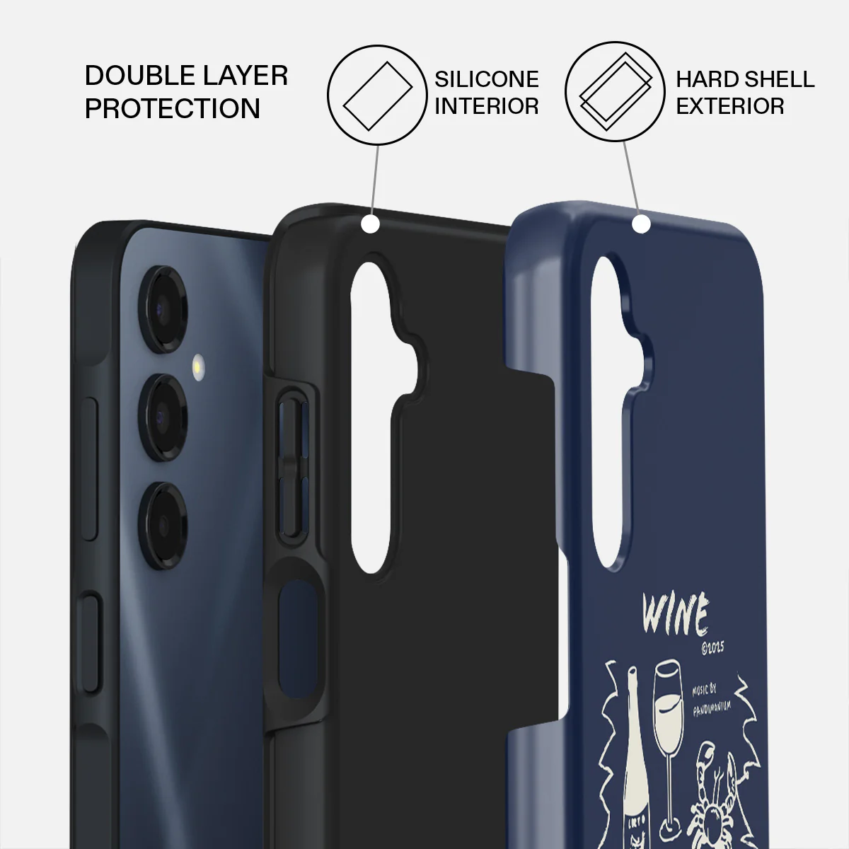 Wine & Dine - Samsung Galaxy A16 Case - Image 2
