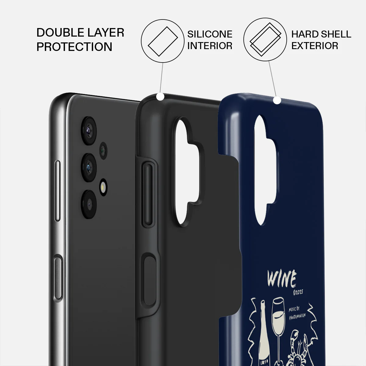 Wine & Dine - Samsung Galaxy A32 5G Case - Image 2