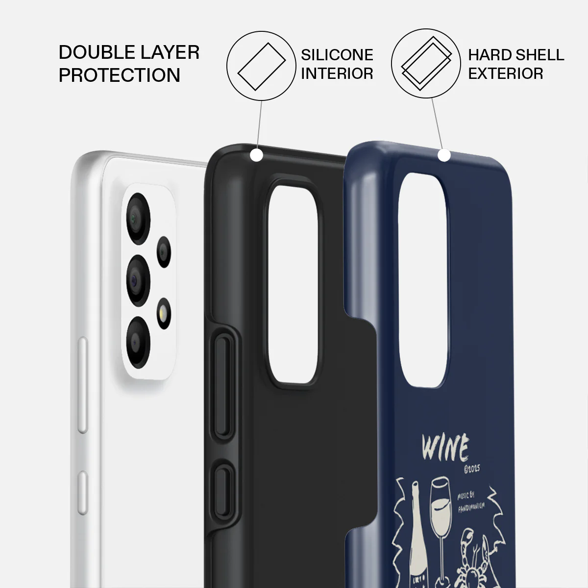 Wine & Dine - Samsung Galaxy A33 Case - Image 2