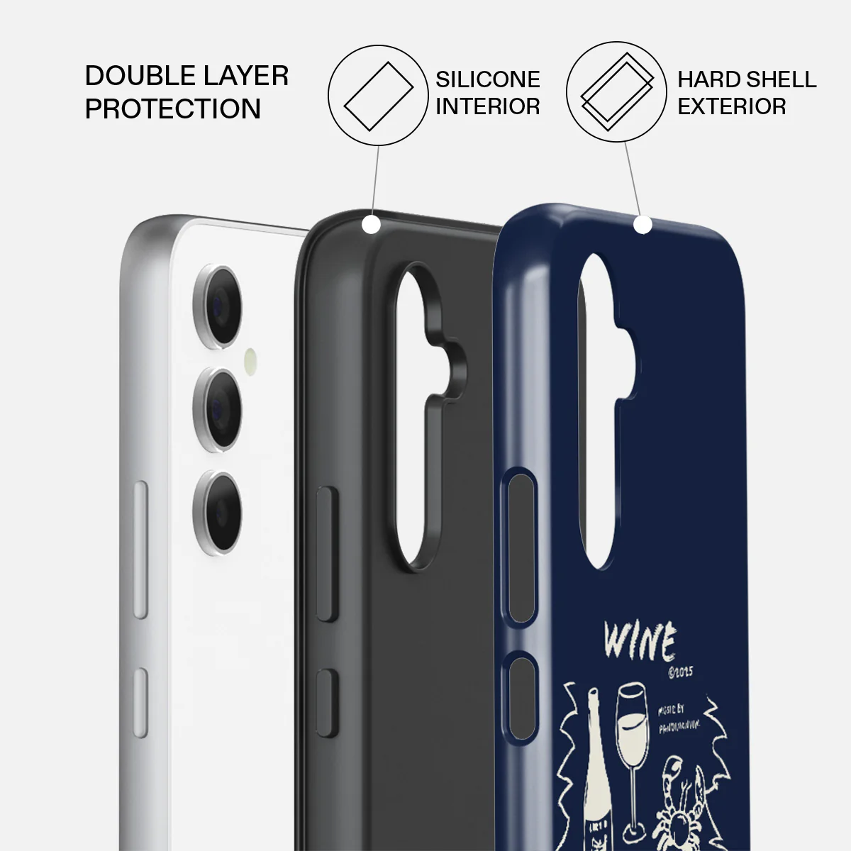 Wine & Dine - Samsung Galaxy A54 Case - Image 2