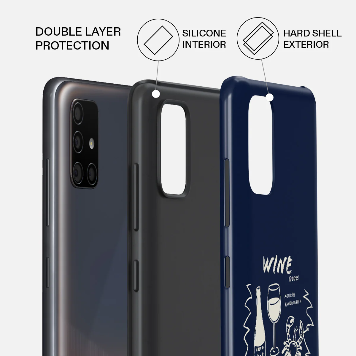 Wine & Dine - Samsung Galaxy A71 4G Case - Image 2