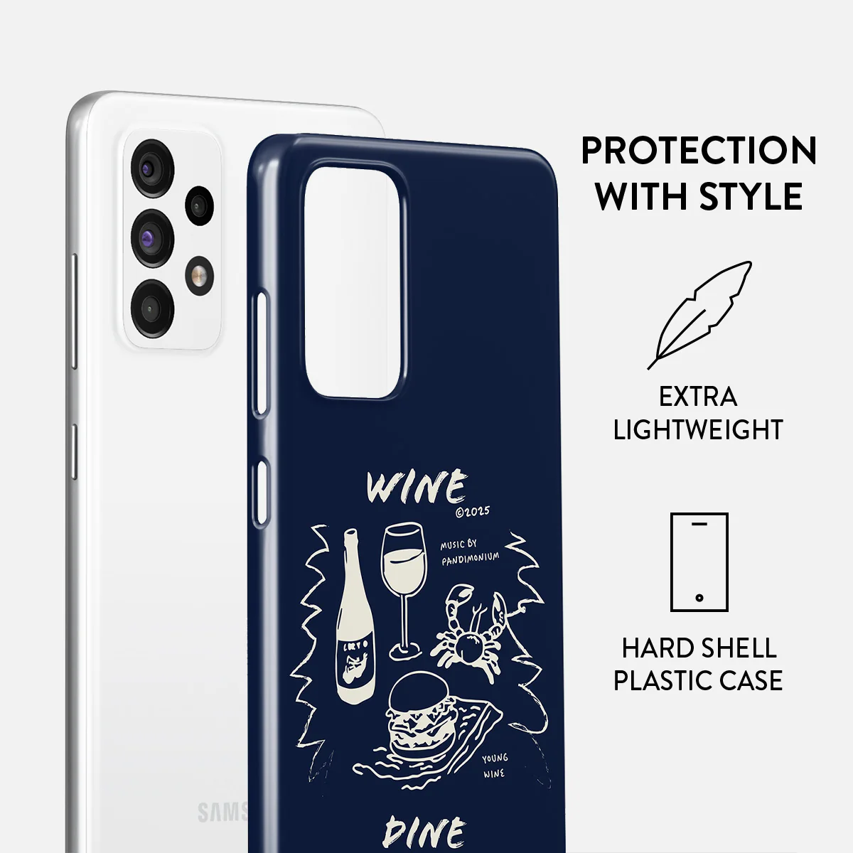 Wine & Dine - Samsung Galaxy A72 4G / 5G Case - Image 2