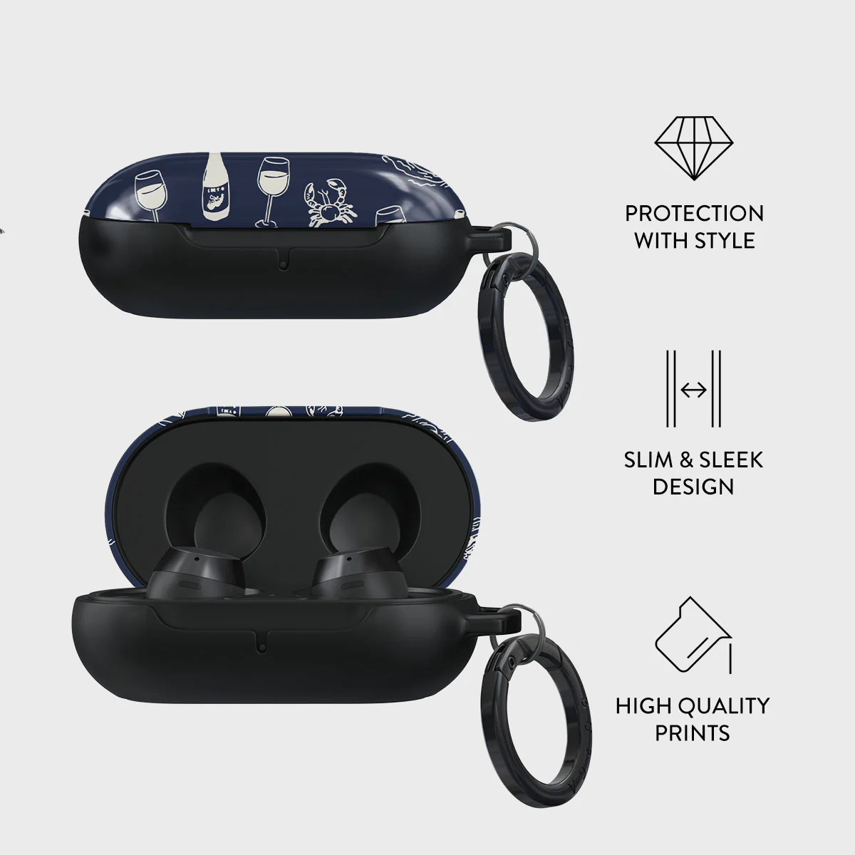 Wine & Dine - Samsung Galaxy Buds Case - Image 4