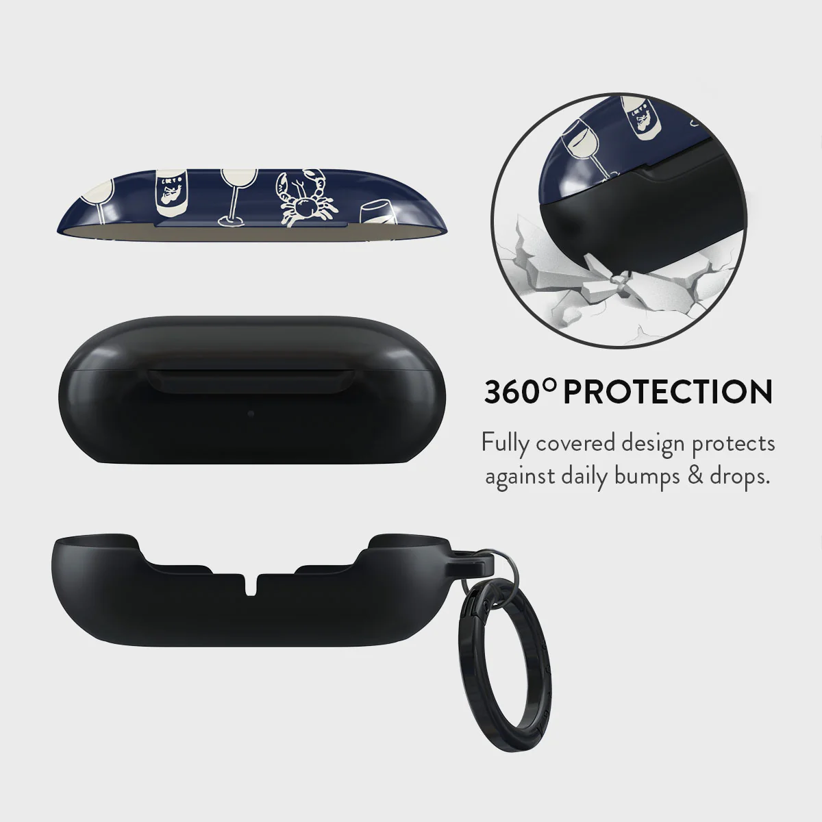Wine & Dine - Samsung Galaxy Buds Plus Case - Image 2