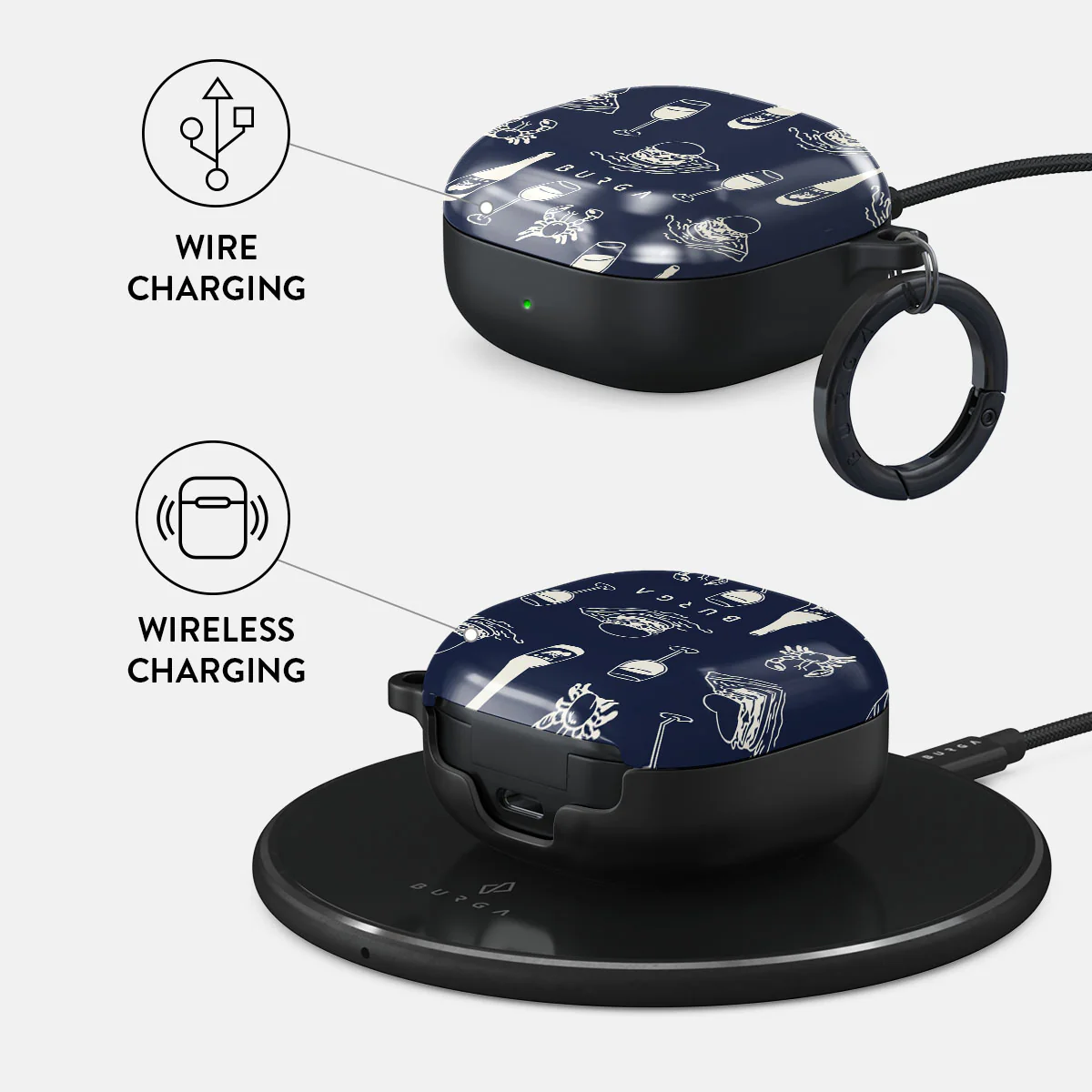 Wine & Dine - Samsung Galaxy Buds Pro Case - Image 3