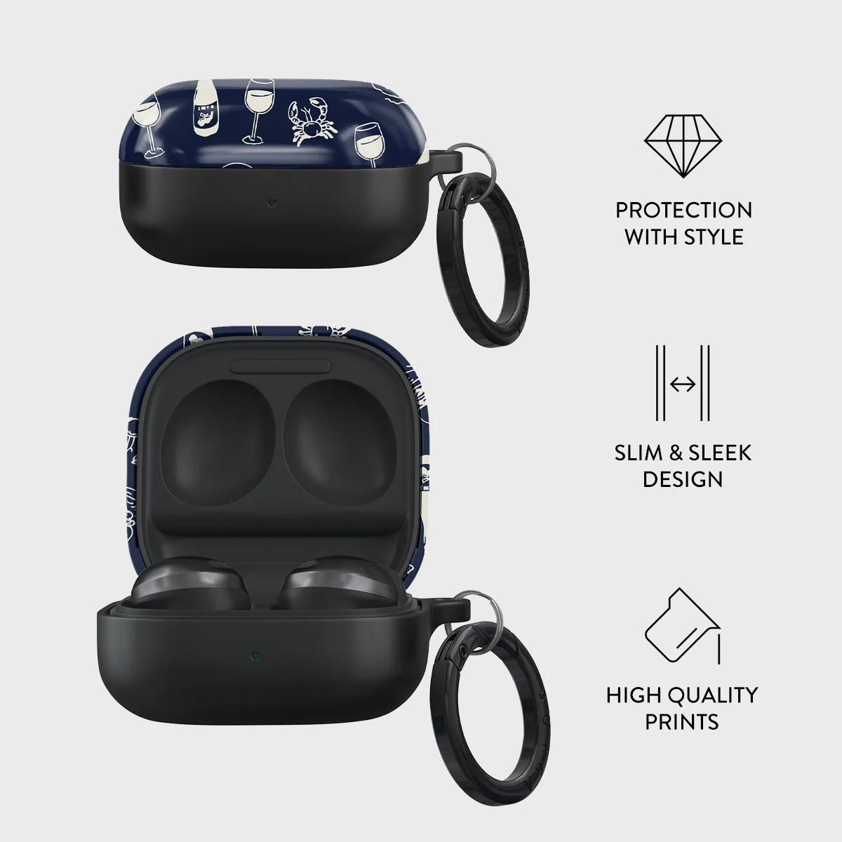 Wine & Dine - Samsung Galaxy Buds Pro Case - Image 4