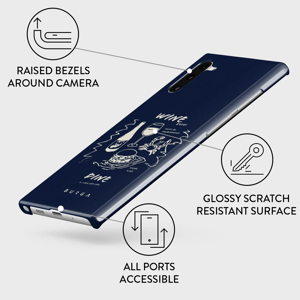 Wine & Dine - Samsung Galaxy Note 10 Case - Image 3