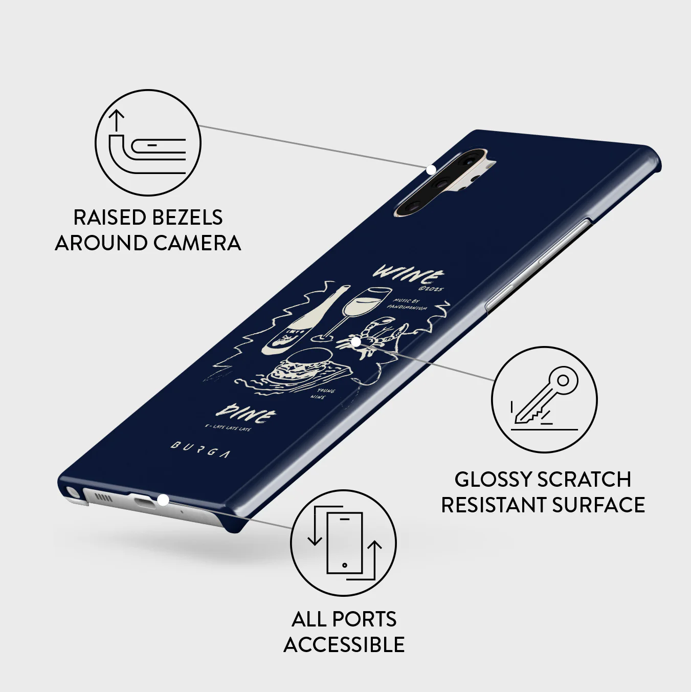 Wine & Dine - Samsung Galaxy Note 10 Plus Case - Image 3