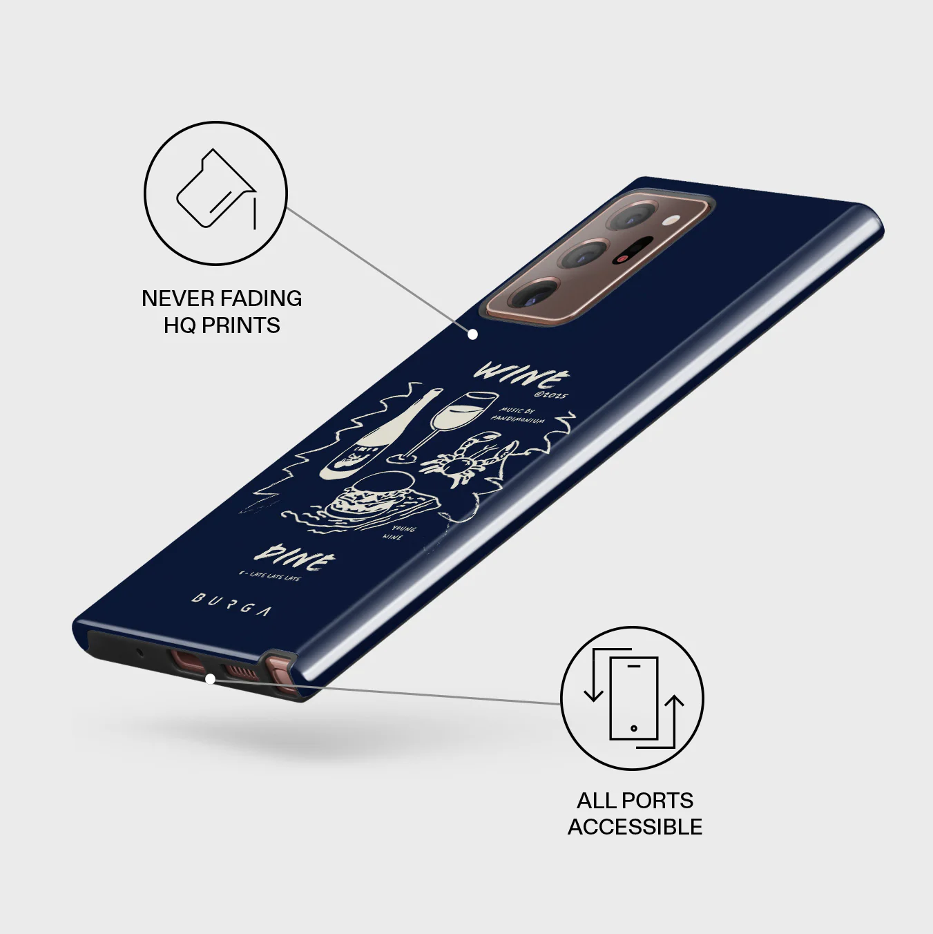Wine & Dine - Samsung Galaxy Note 20 Ultra 4G / 5G Case - Image 7