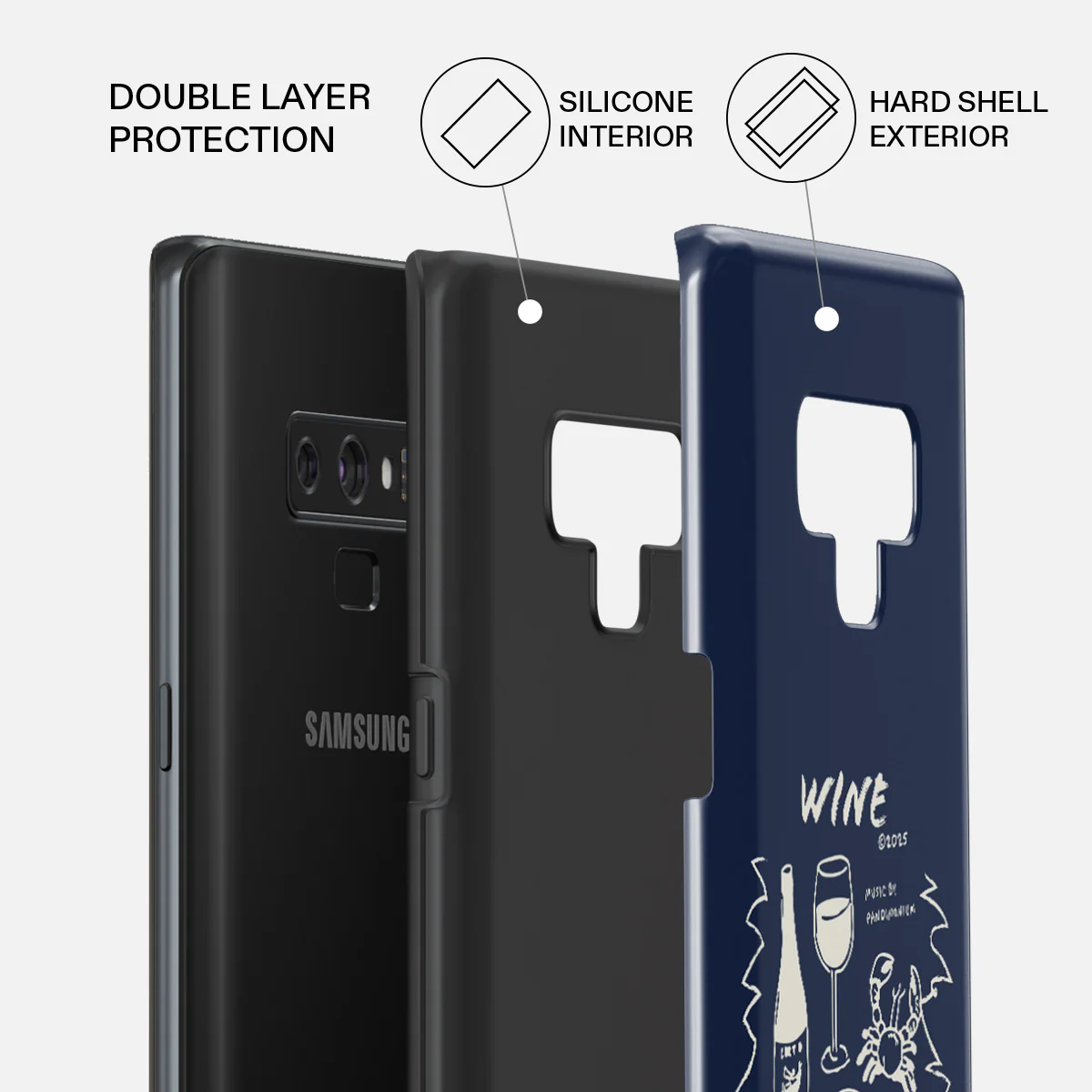 Wine & Dine - Samsung Galaxy Note 9 Case - Image 6