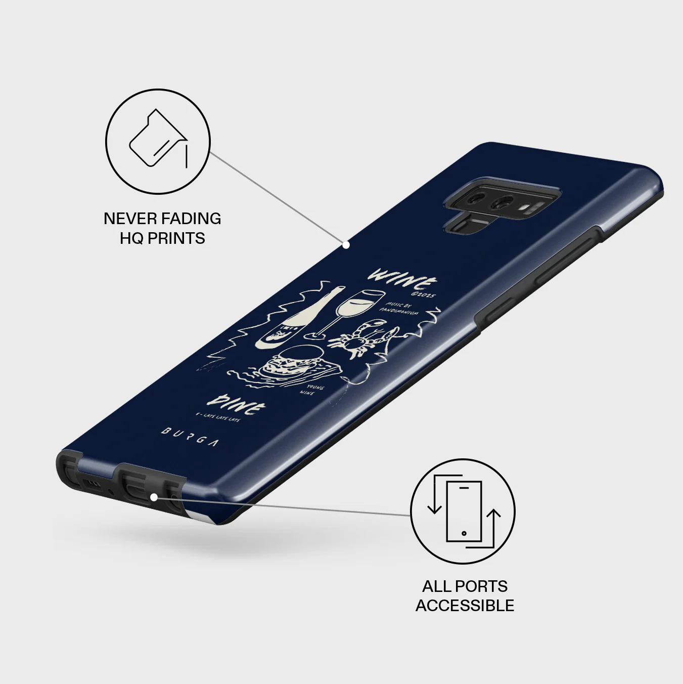 Wine & Dine - Samsung Galaxy Note 9 Case - Image 7