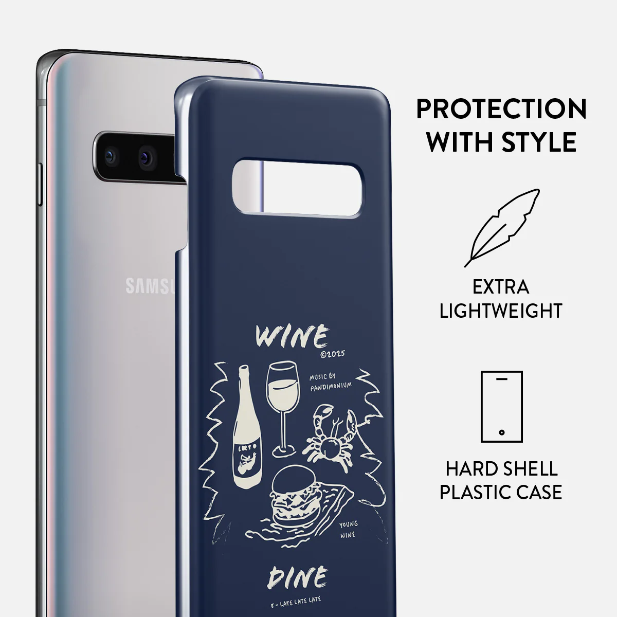 Wine & Dine - Samsung Galaxy S10 Plus Case - Image 2