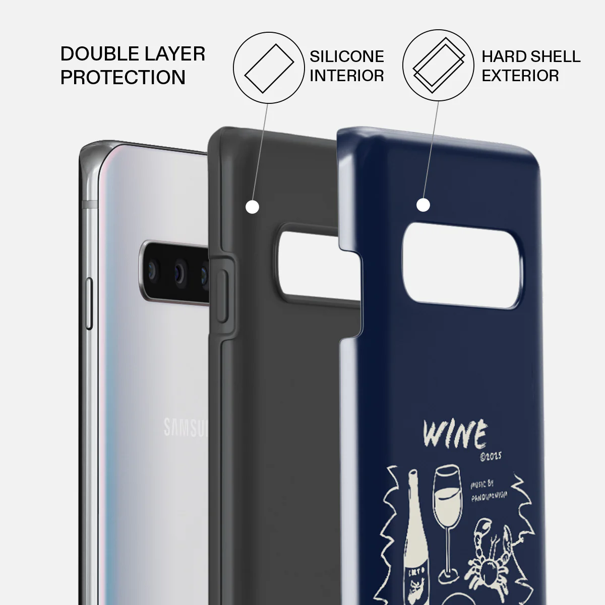 Wine & Dine - Samsung Galaxy S10 Plus Case - Image 6