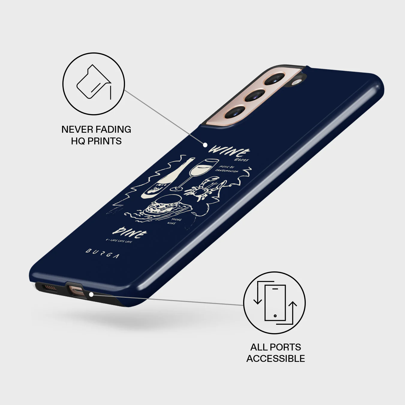 Wine & Dine - Samsung Galaxy S21 Plus Case - Image 3
