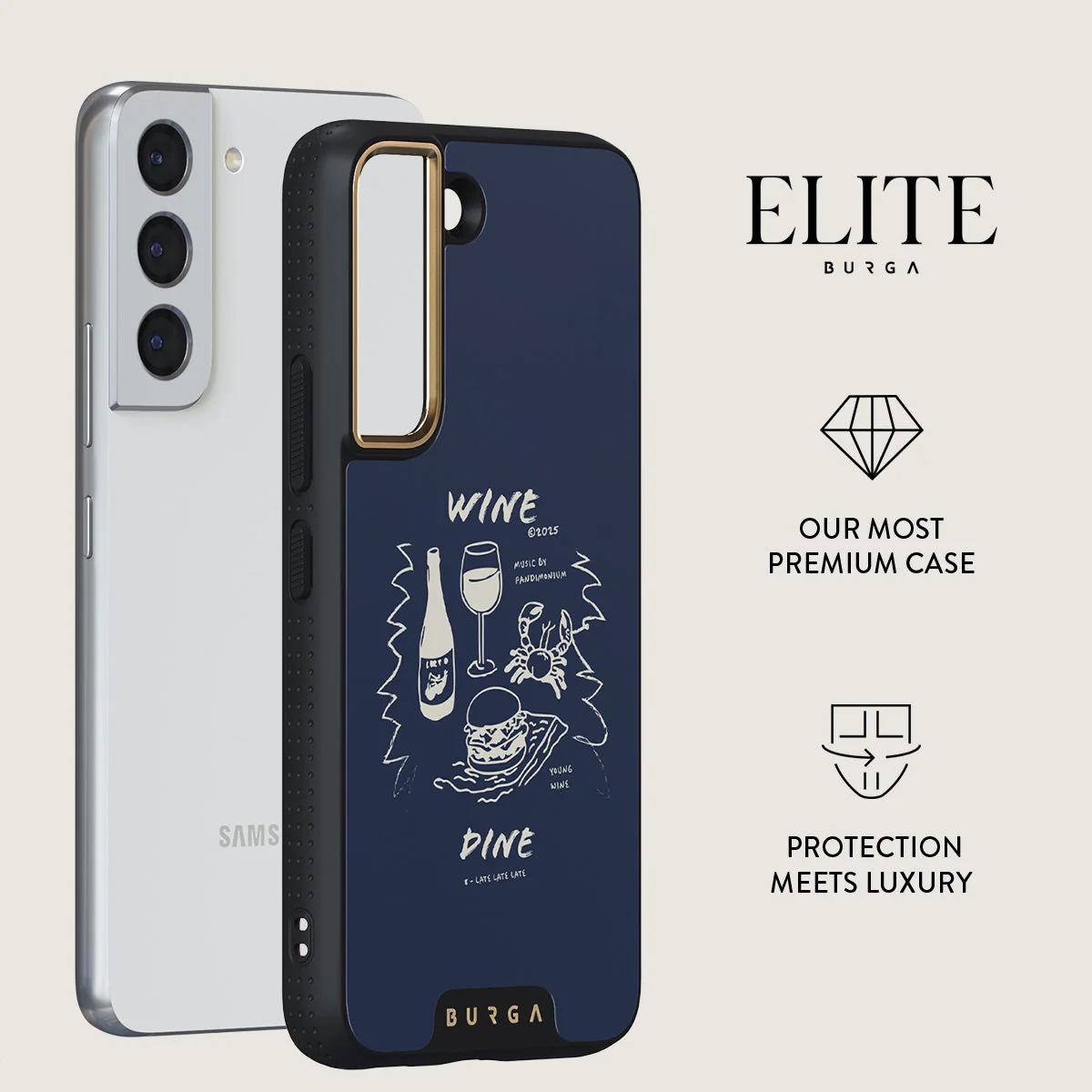 Wine & Dine - Samsung Galaxy S22 Case - Image 6