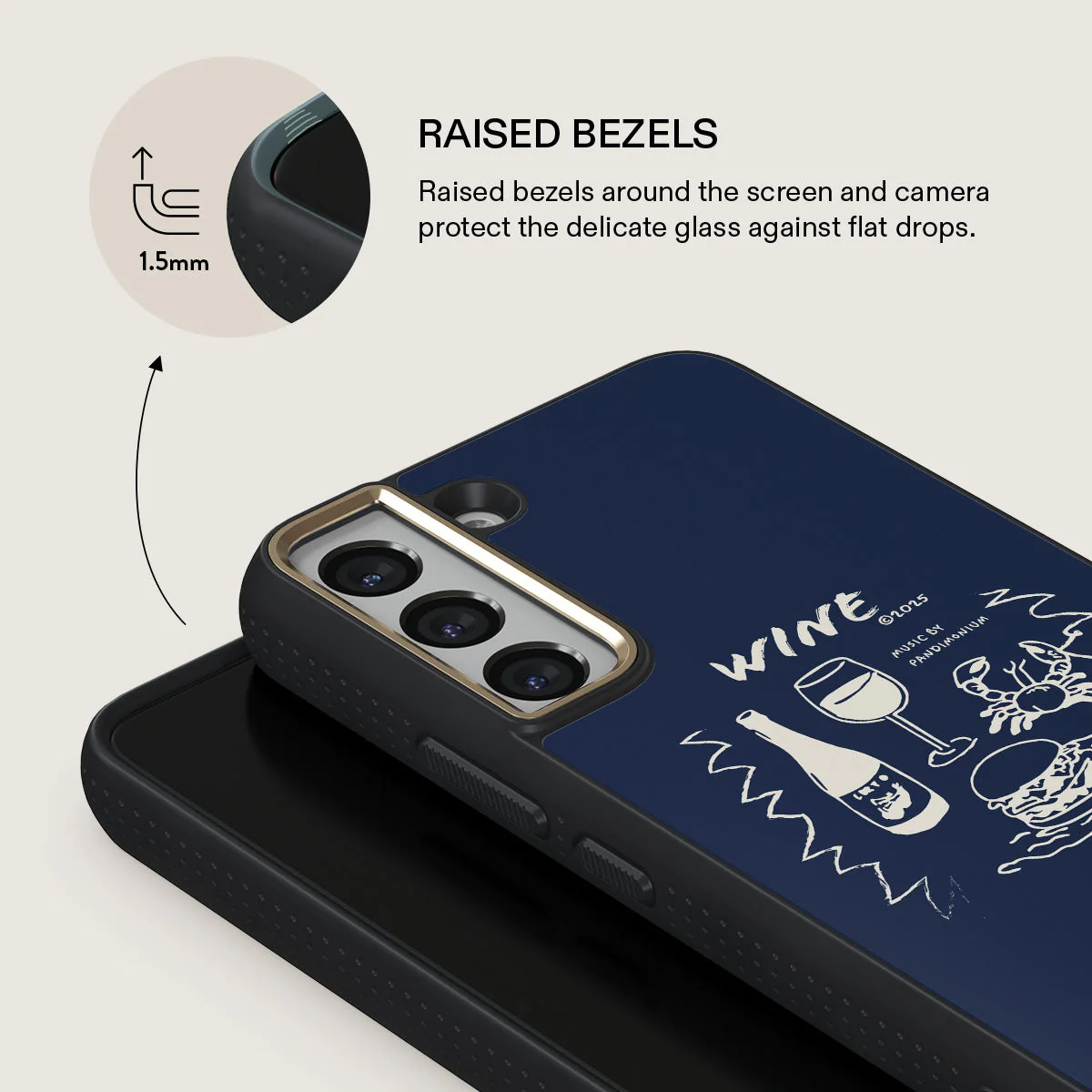 Wine & Dine - Samsung Galaxy S22 Case - Image 8