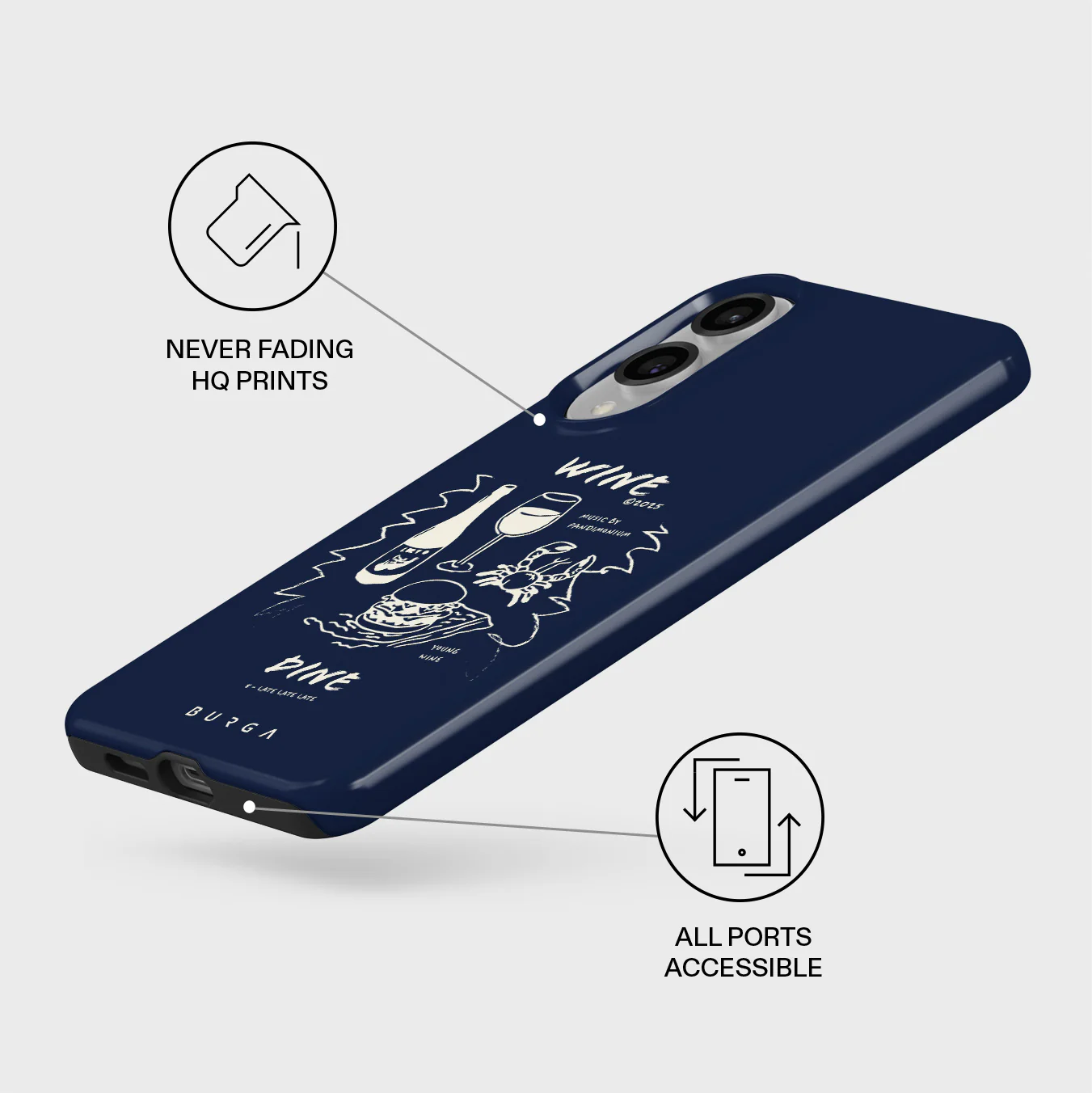 Wine & Dine - Samsung Galaxy S25 Edge Case - Image 3