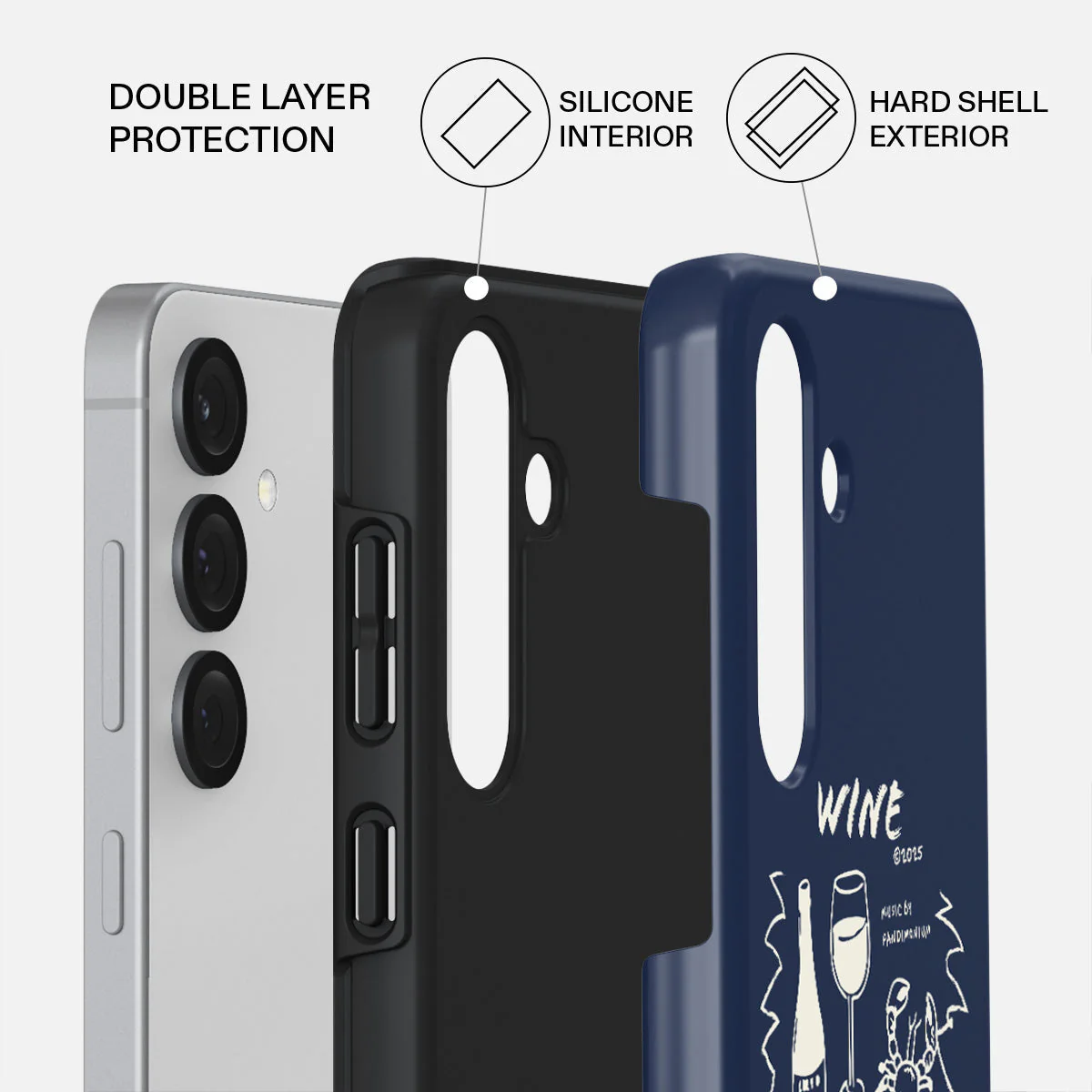 Wine & Dine - Samsung Galaxy S25 Plus Case - Image 2