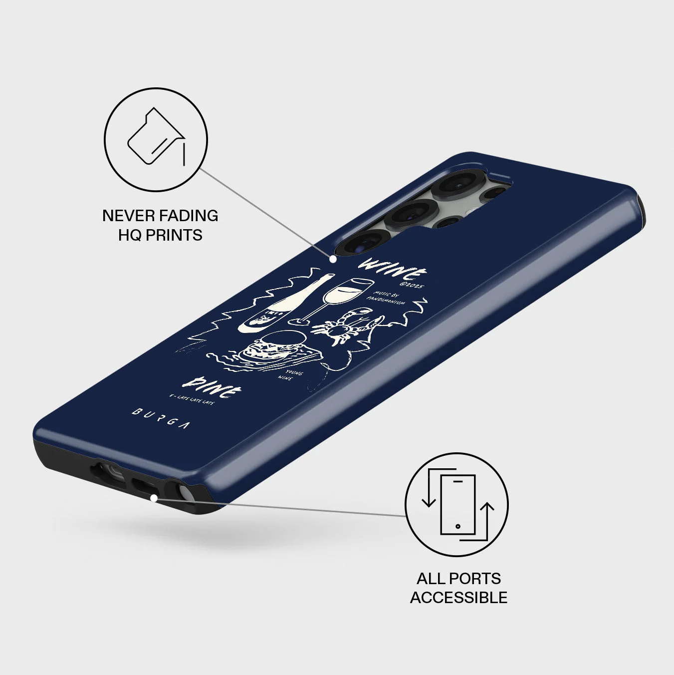 Wine & Dine - Samsung Galaxy S25 Ultra Case - Image 3