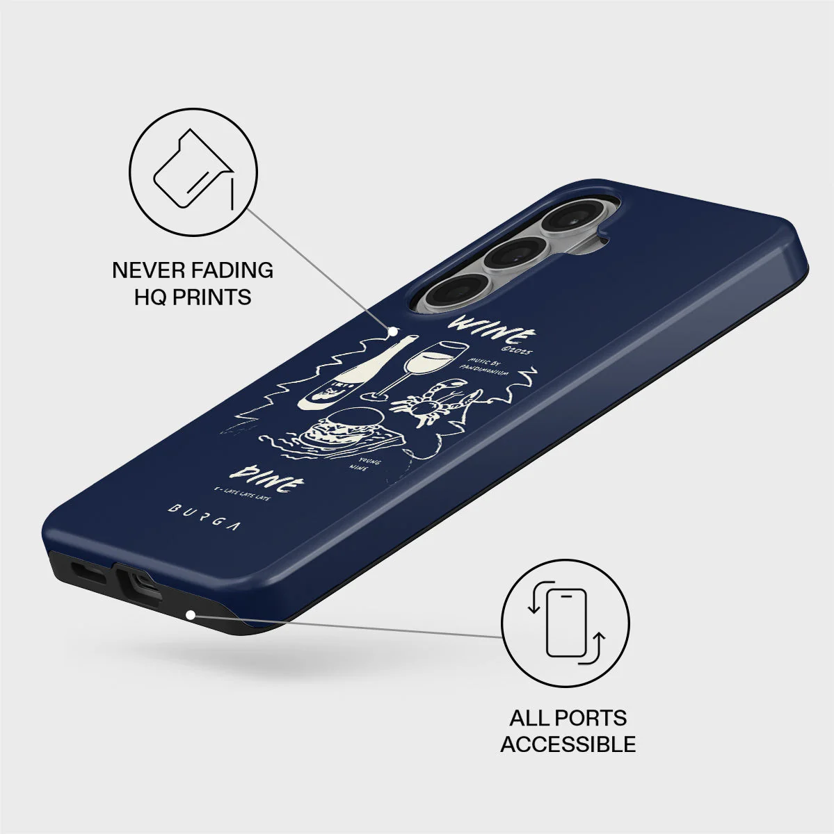 Wine & Dine - Samsung Galaxy S26 Plus Case - Image 3