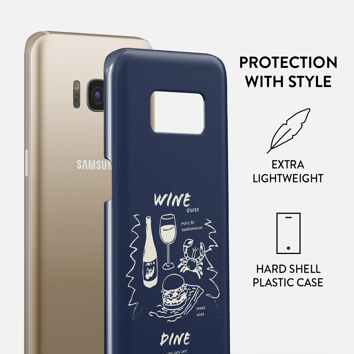 Wine & Dine - Samsung Galaxy S8 Case - Image 2