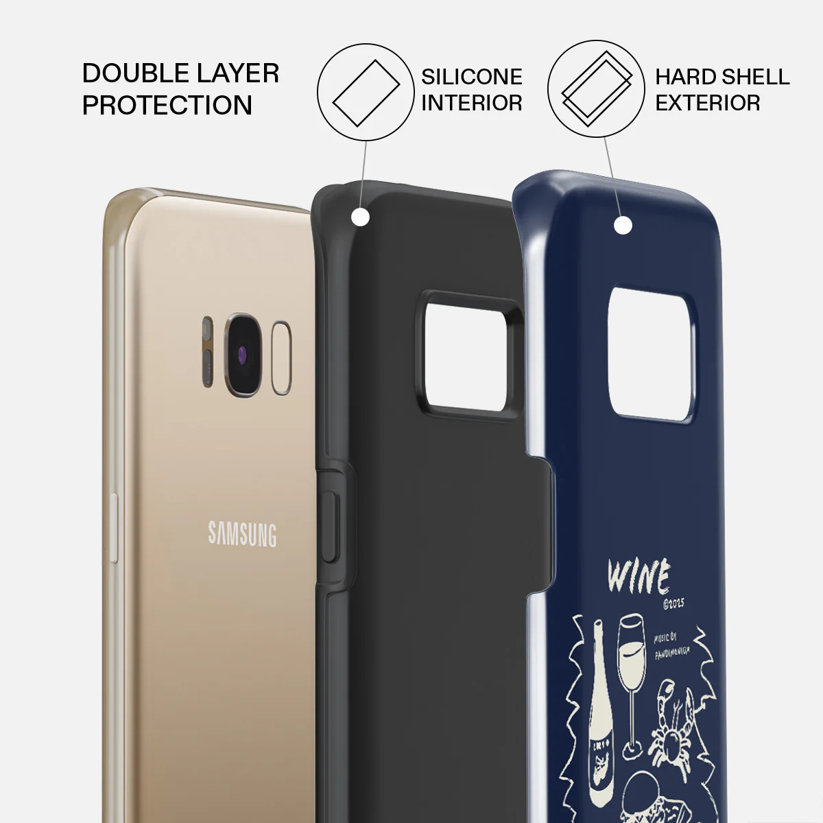 Wine & Dine - Samsung Galaxy S8 Case - Image 6