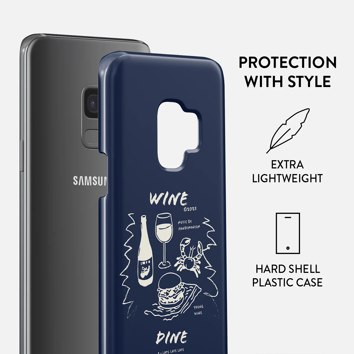 Wine & Dine - Samsung Galaxy S9 Case - Image 2