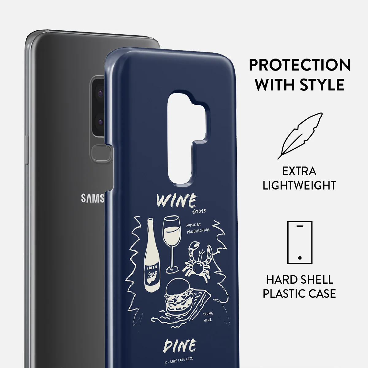 Wine & Dine - Samsung Galaxy S9 Plus Case - Image 2