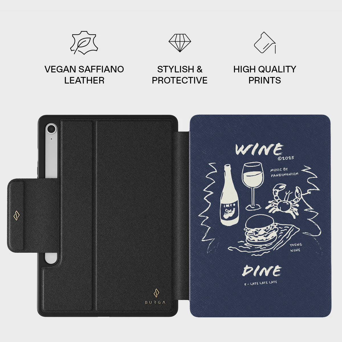 Wine & Dine - Samsung Galaxy Tab S10 FE Case - Image 2