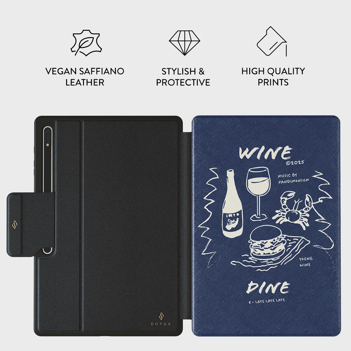 Wine & Dine - Samsung Galaxy Tab S9 Ultra Case - Image 2