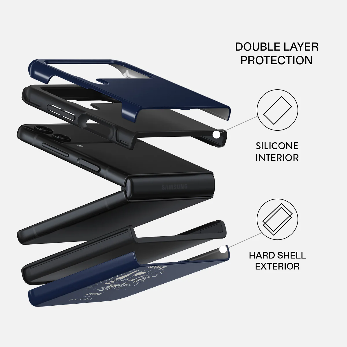 Wine & Dine - Samsung Galaxy Z Flip 4 Case - Image 8
