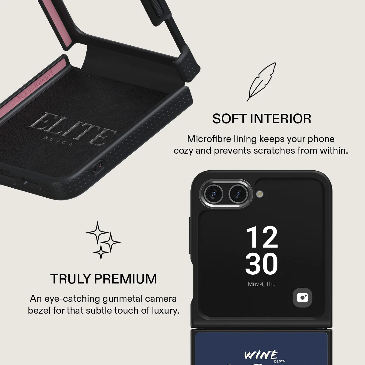 Wine & Dine - Samsung Galaxy Z Flip 5 Case - Image 20