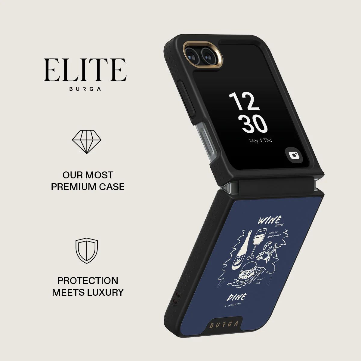 Wine & Dine - Samsung Galaxy Z Flip 5 Case - Image 9