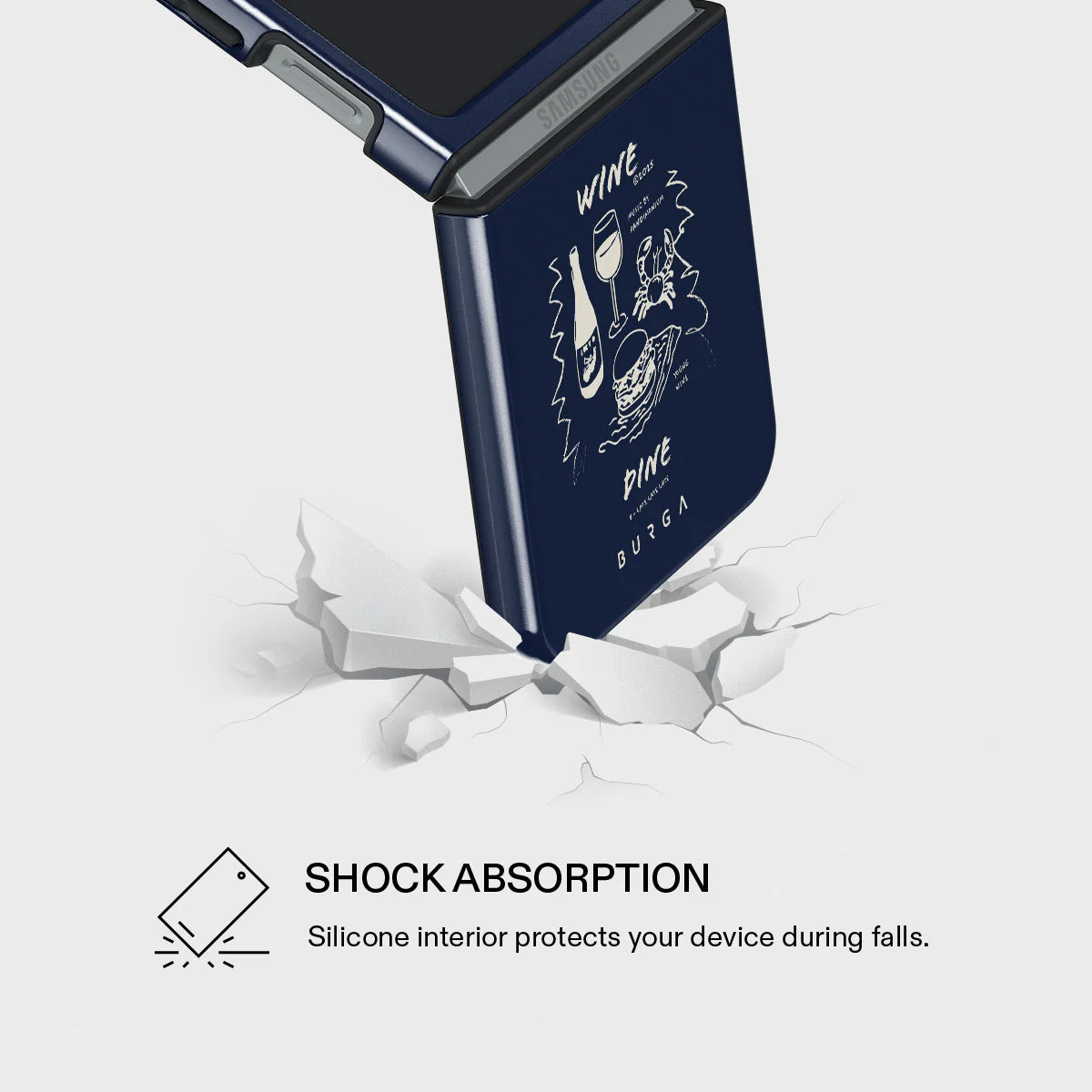 Wine & Dine - Samsung Galaxy Z Flip 6 Case - Image 4