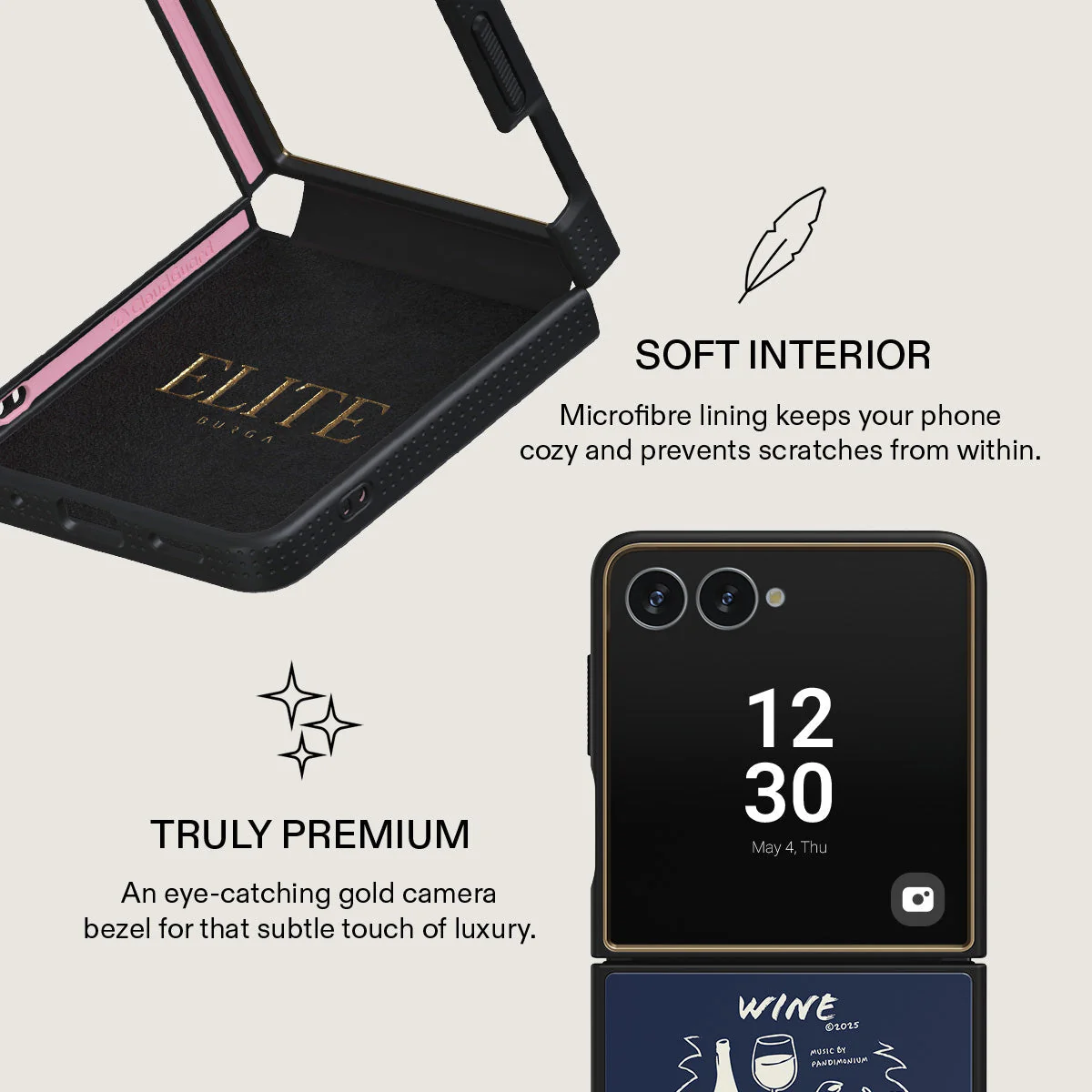 Wine & Dine - Samsung Galaxy Z Flip 7 Case - Image 10