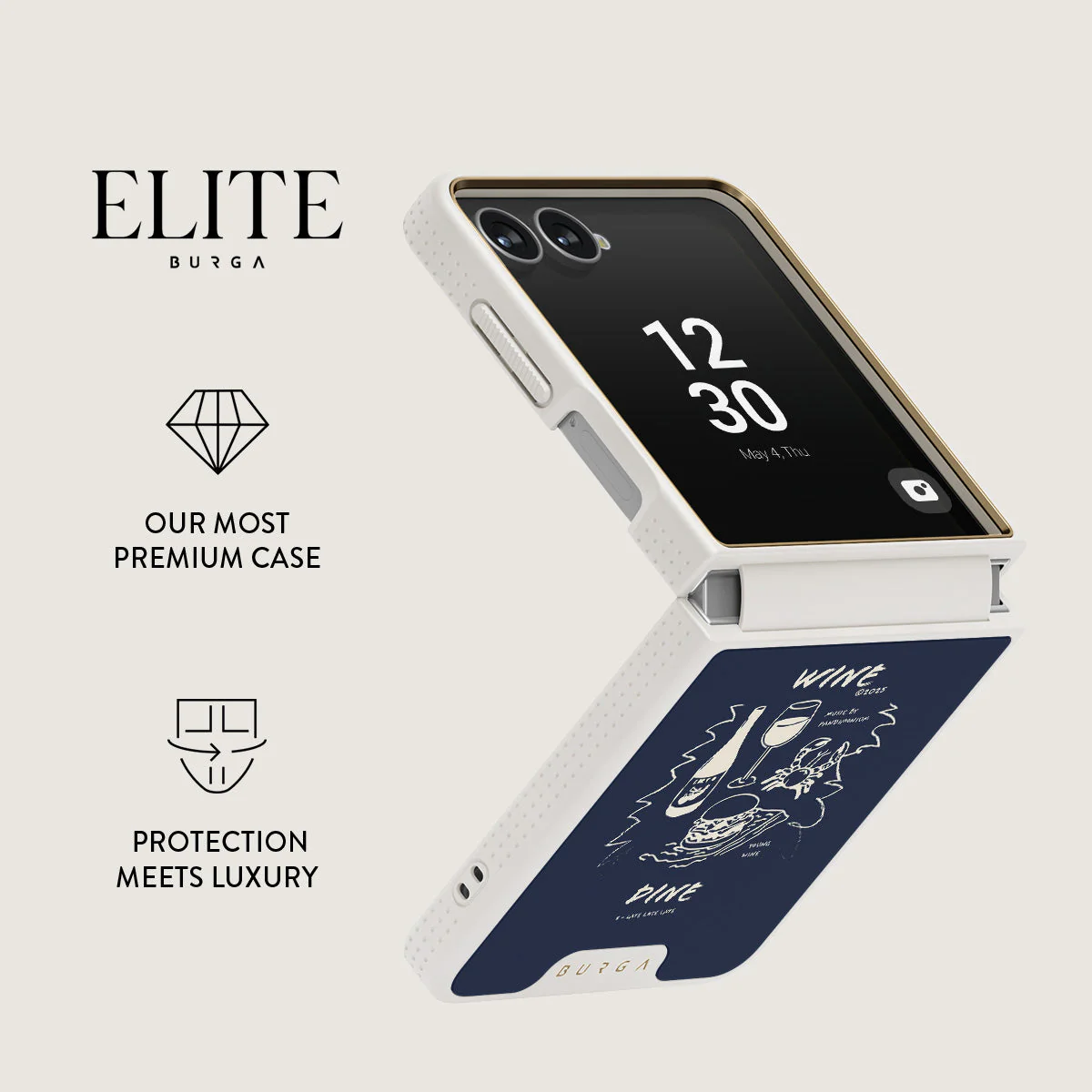 Wine & Dine - Samsung Galaxy Z Flip 7 Case - Image 20