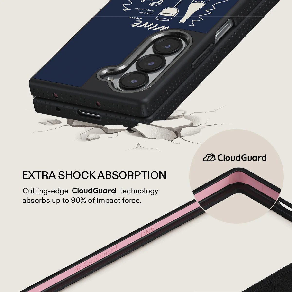 Wine & Dine - Samsung Galaxy Z Fold 6 Case - Image 10