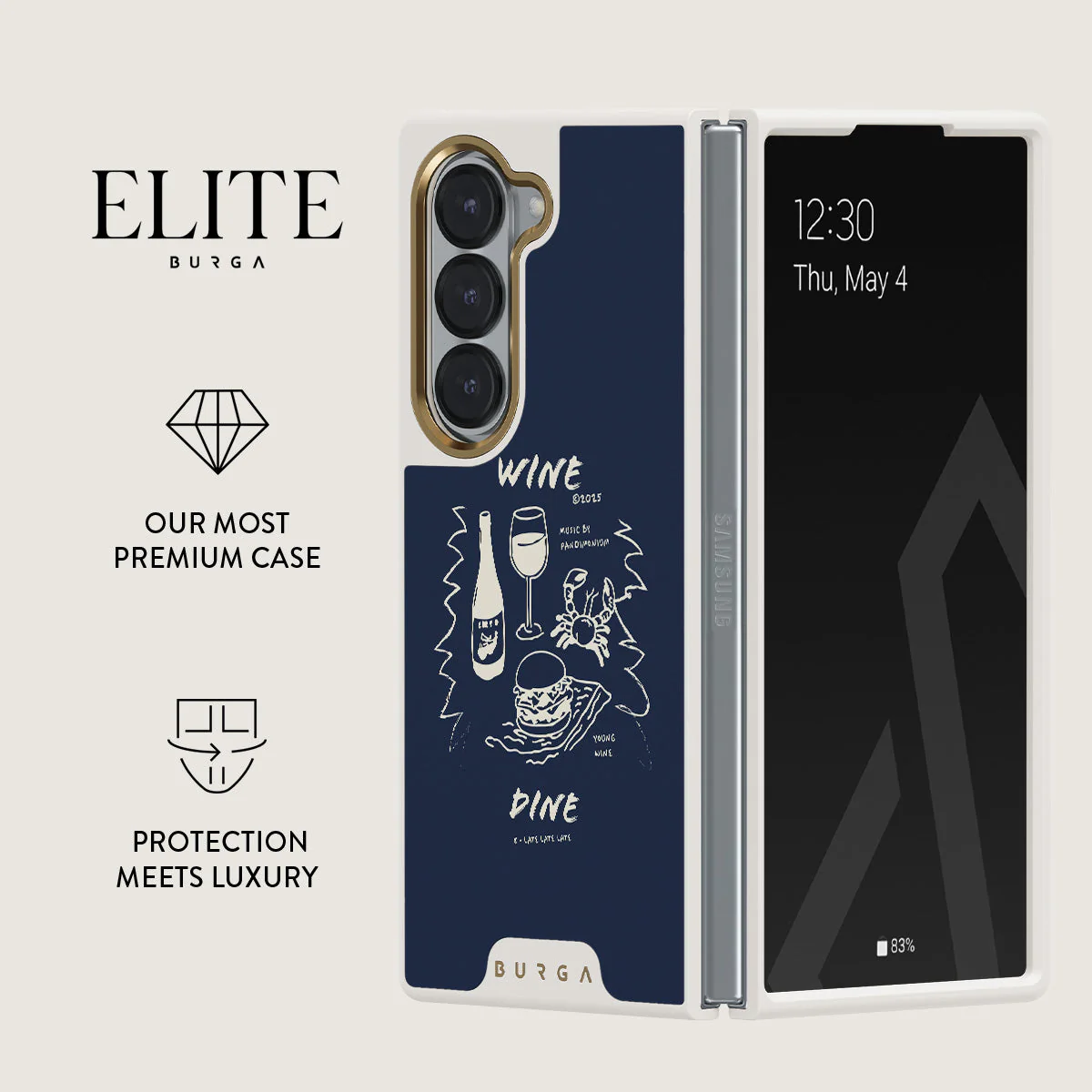 Wine & Dine - Samsung Galaxy Z Fold 6 Case - Image 16