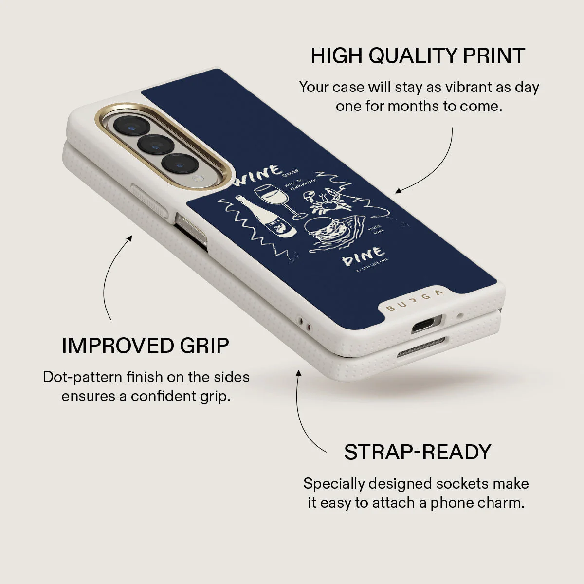 Wine & Dine - Samsung Galaxy Z Fold 6 Case - Image 19