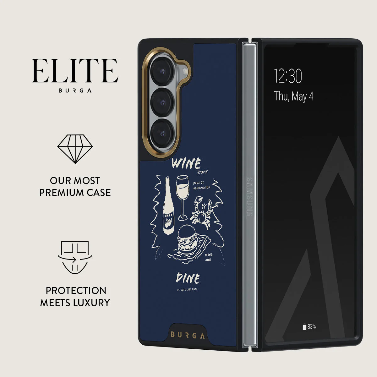 Wine & Dine - Samsung Galaxy Z Fold 6 Case - Image 2