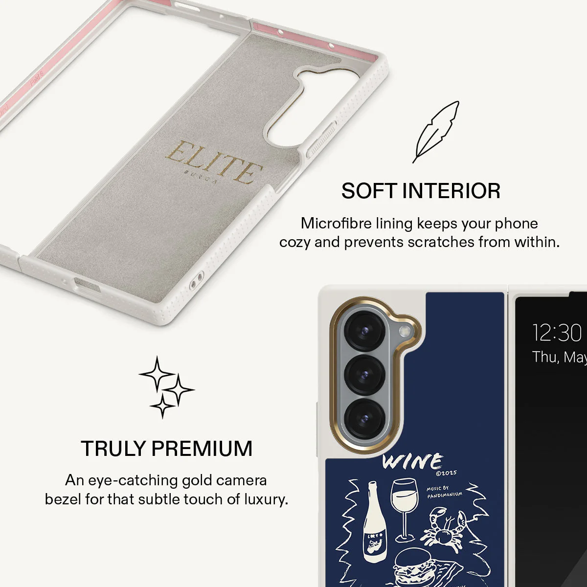 Wine & Dine - Samsung Galaxy Z Fold 6 Case - Image 20