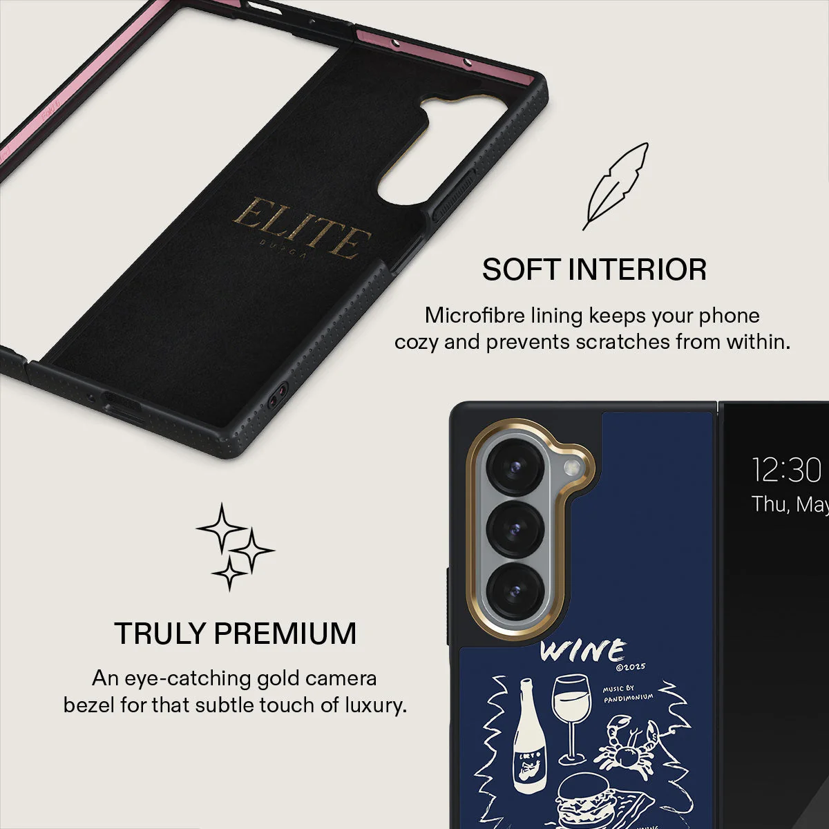 Wine & Dine - Samsung Galaxy Z Fold 6 Case - Image 6